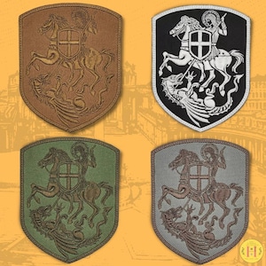Saint Jeorge Patch - Military Patch - San Jorge - Catholic Patches - Patch - Protection - Embroidered