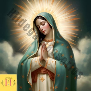 Digital Download - Virgin of Guadalupe, Our Lady of Guadalupe, Virgen Maria, Virgin Mary, Virgen de Guadalupe - CATHOLIC