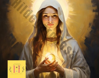 Digital Download - Virgin Mary -Our Lady - Virgen Maria, Virgin Mary, Eucaristia - Eucharist