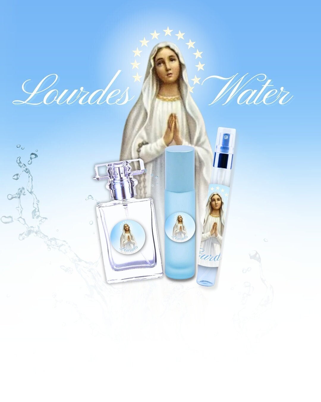 Lourdes Water Agua De Lourdes Our Lady of Lourdes Sacramentals Holy