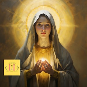 Digital Download - Virgin Mary -Our Lady - Virgen Maria, Virgin Mary, Eucaristia - Eucharist