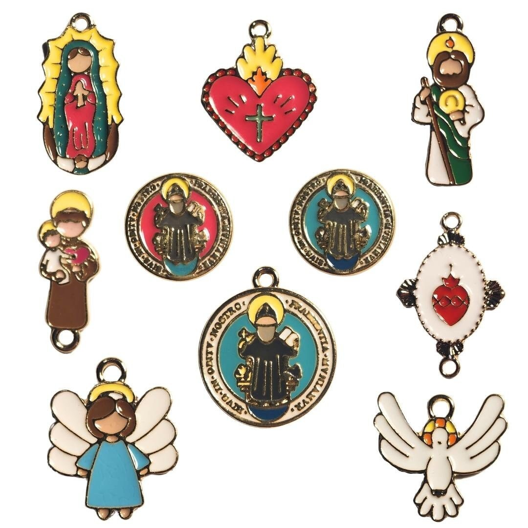 Bracelet Charms Catholic Saints Catholic Charms Our Lady of Guadalupe