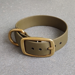 Custom waterproof BioThane dog collar