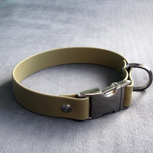 Custom waterproof BioThane dog collar