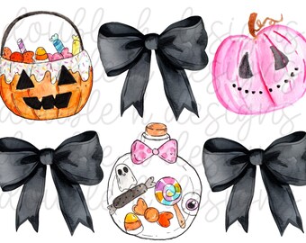 Halloween with bows