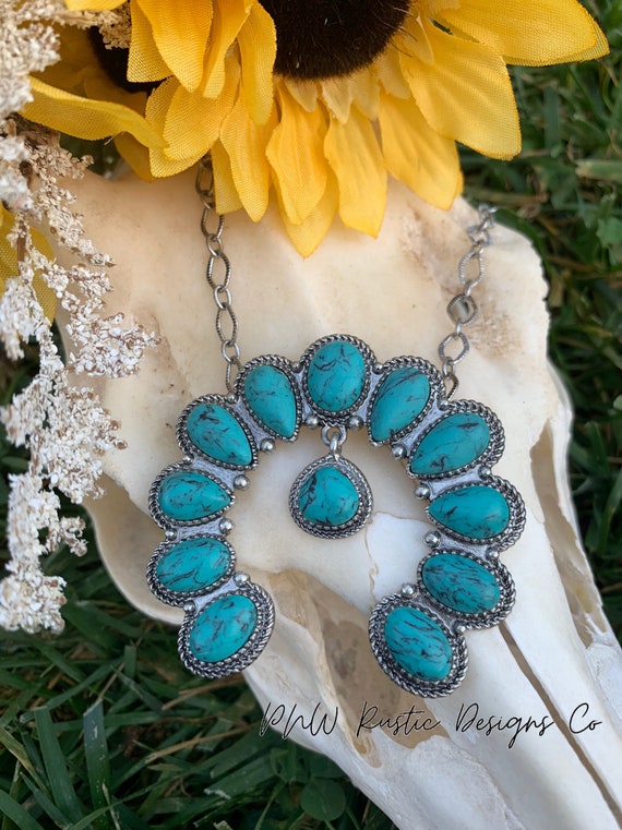 DISCONTINUED Western Jewelry Squash Blossom Necklace - Etsy