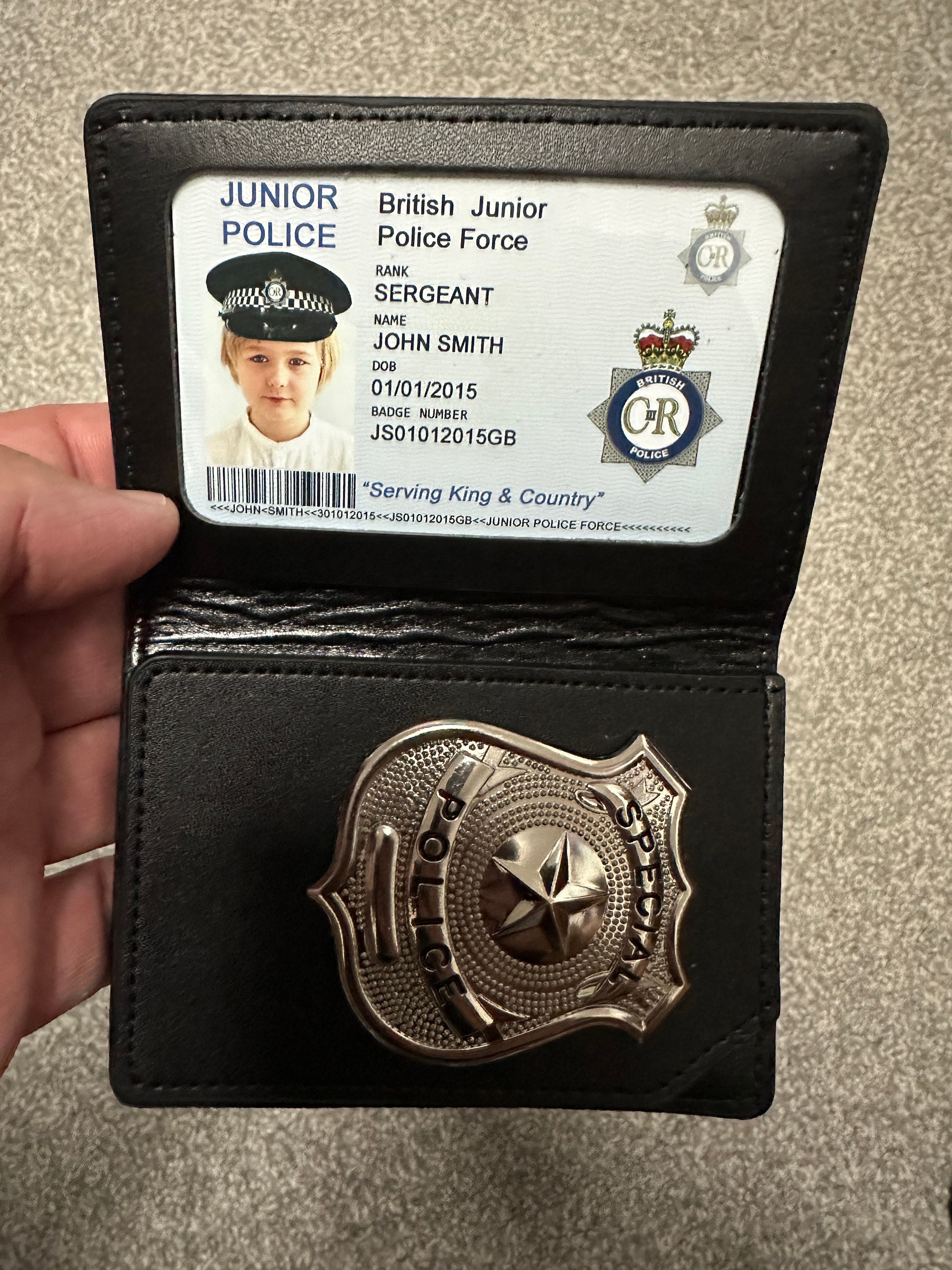 Retired Police Id Card