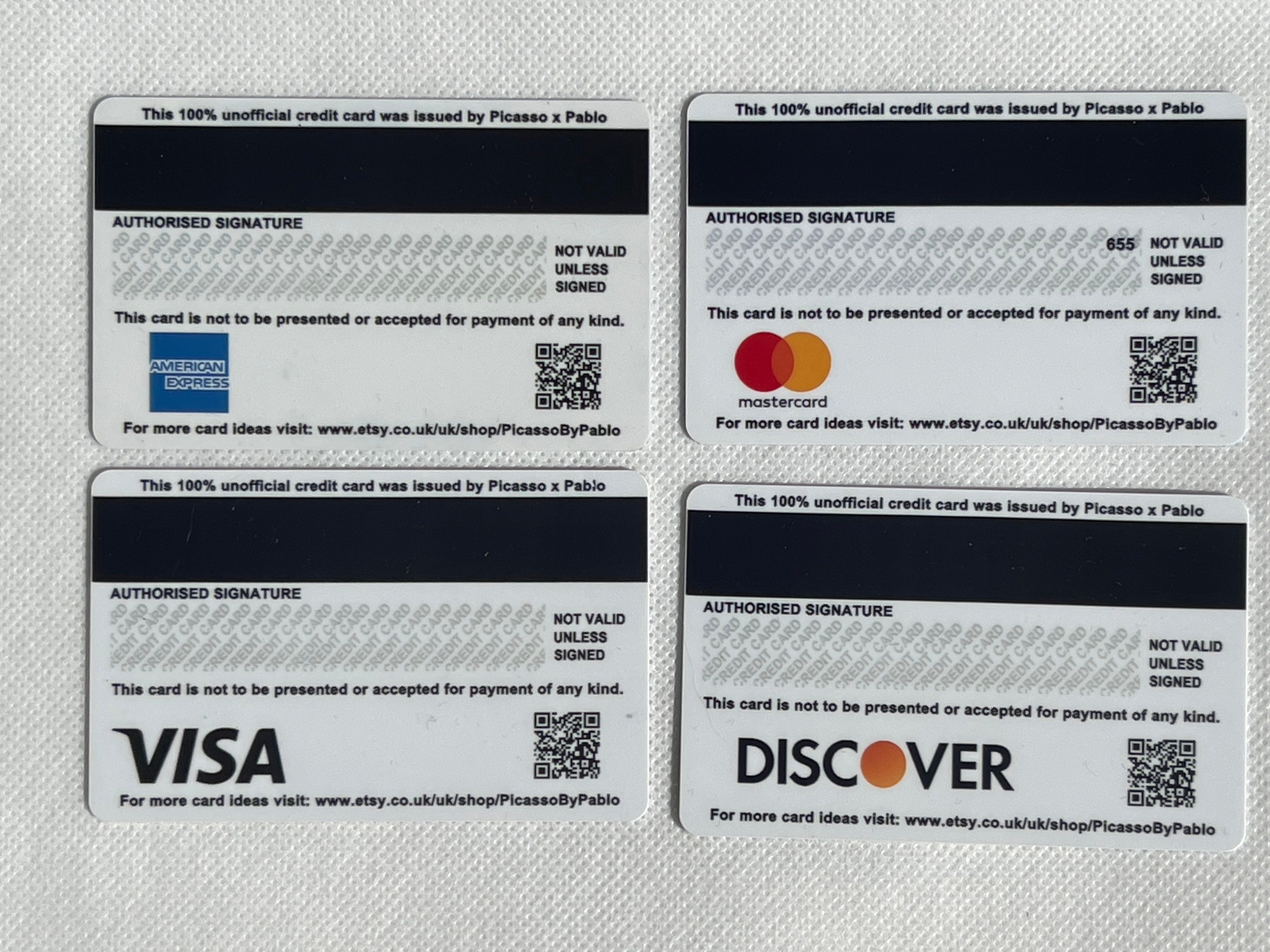 Novelty Personalised Childs Kids PVC Plastic Credit Card / - Etsy UK
