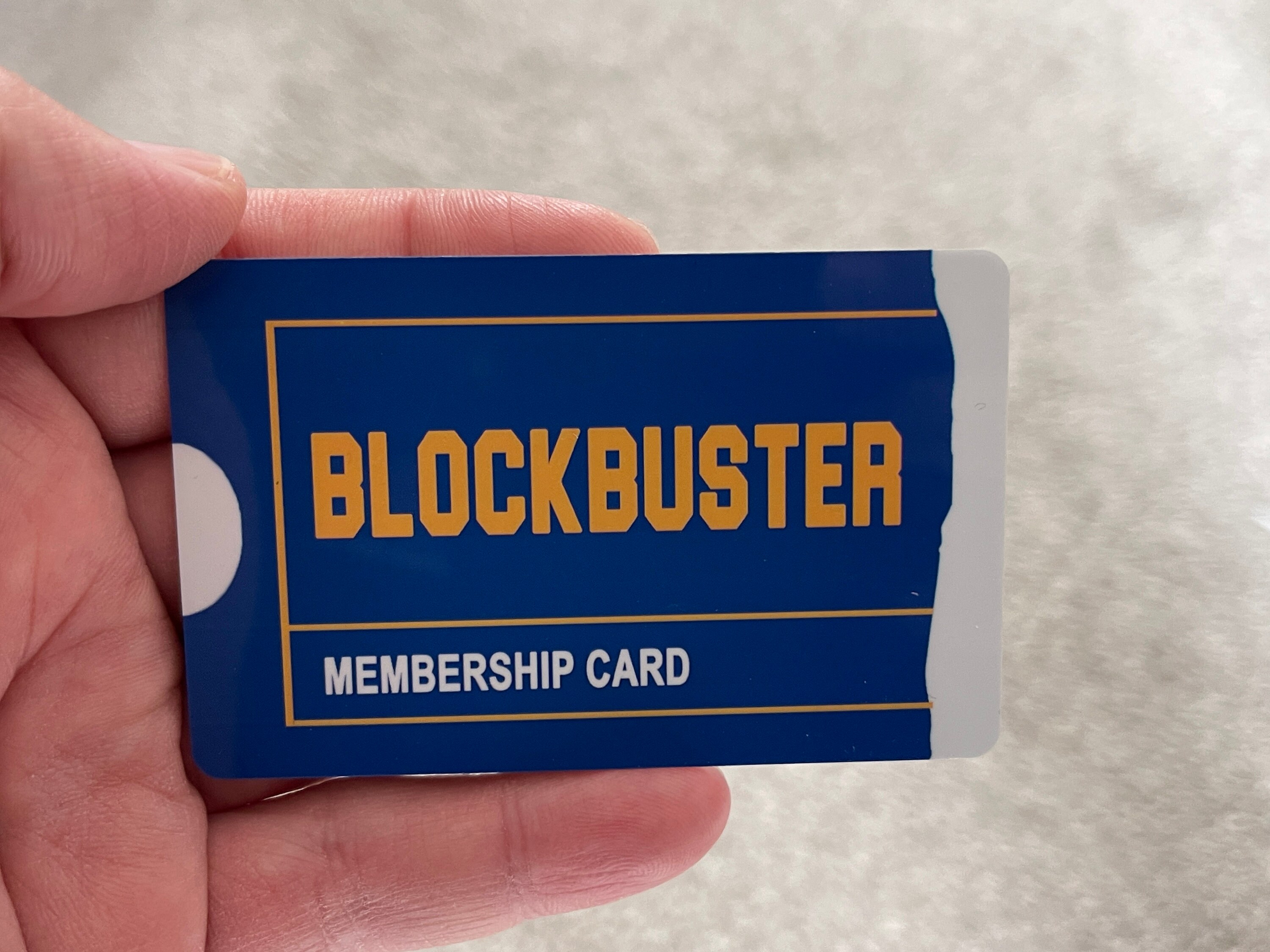 Blockbuster Membership Card Can Be FULLY Customised With - Etsy