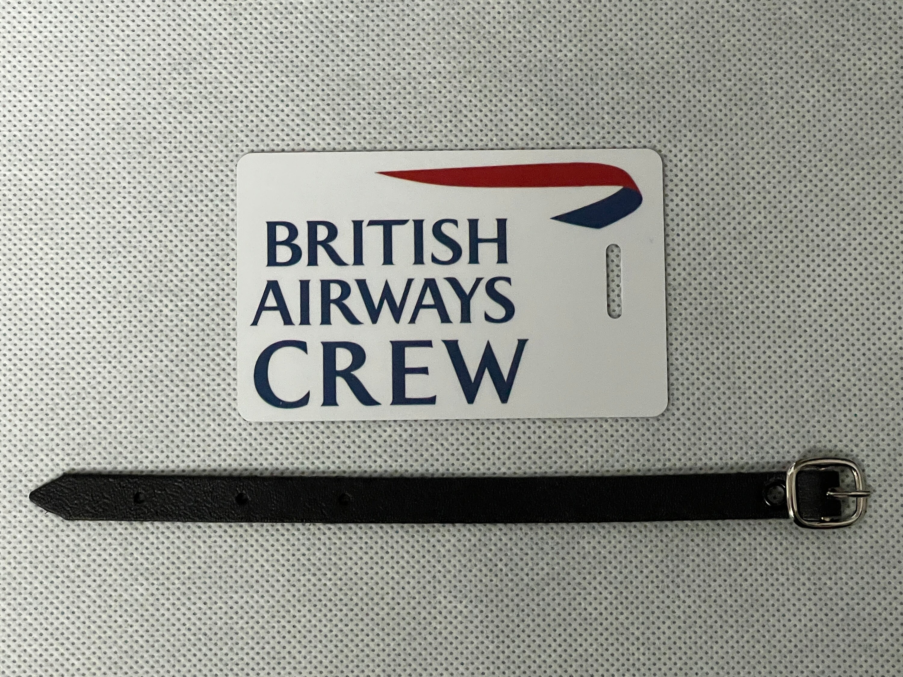 British Airways Crew Personalised PVC 