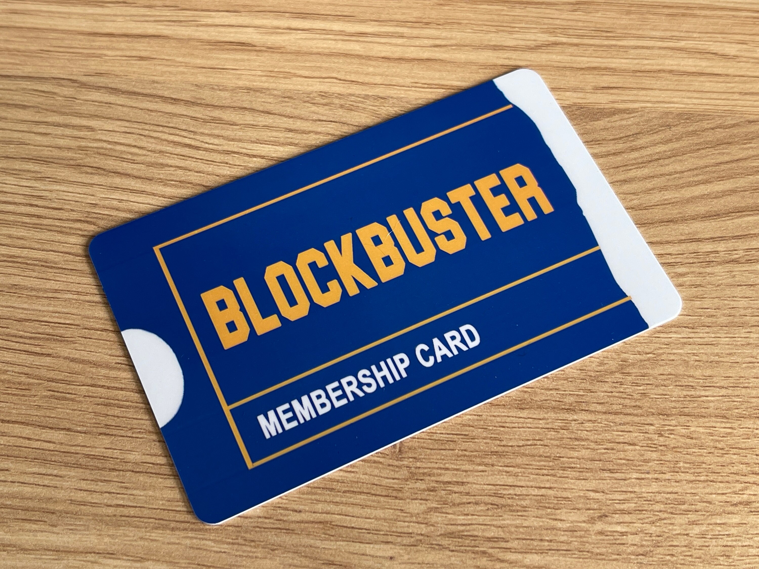 Blockbuster Membership Card Can Be FULLY Customised With - Etsy