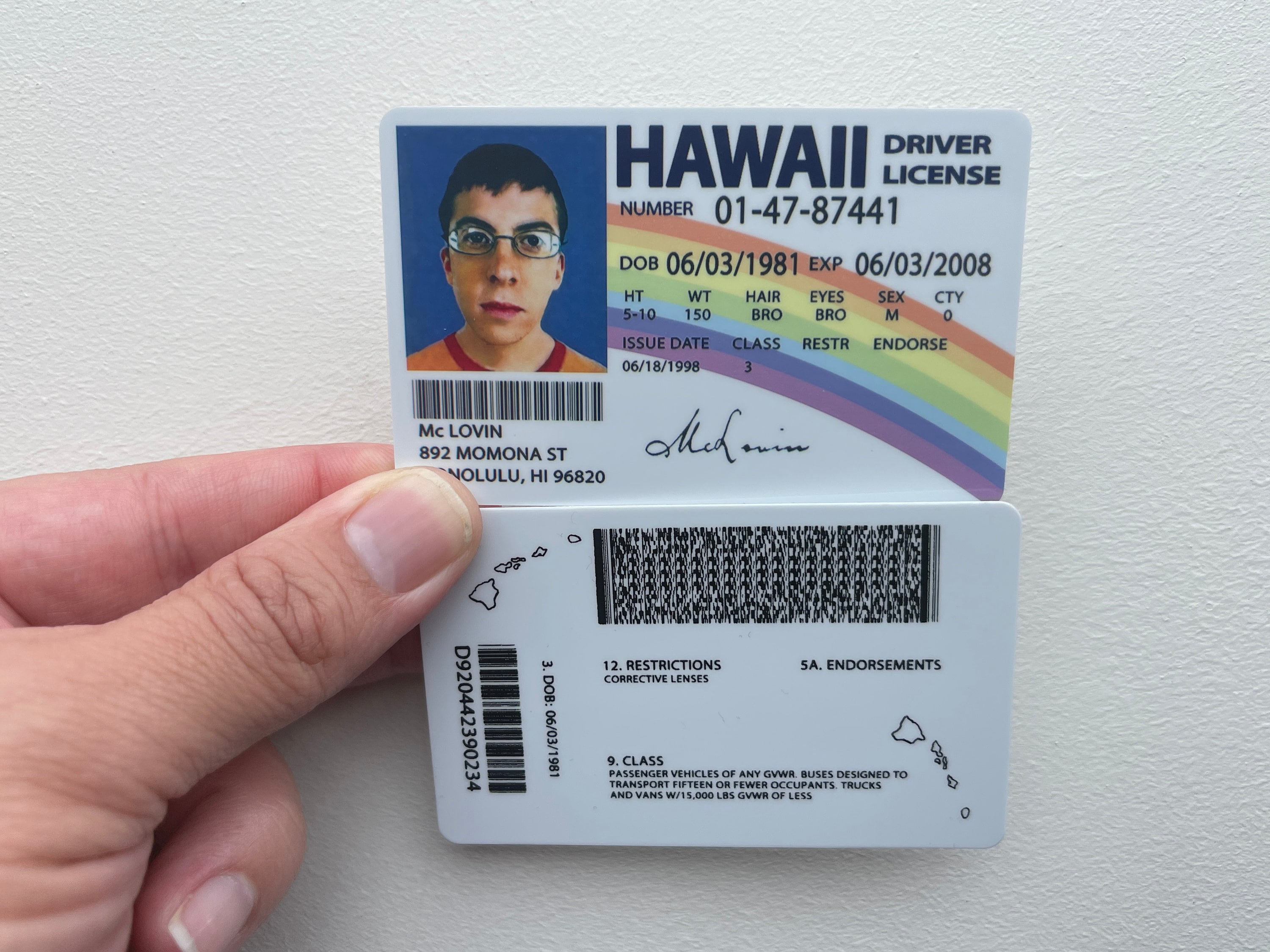Fake Hawaiian Id
