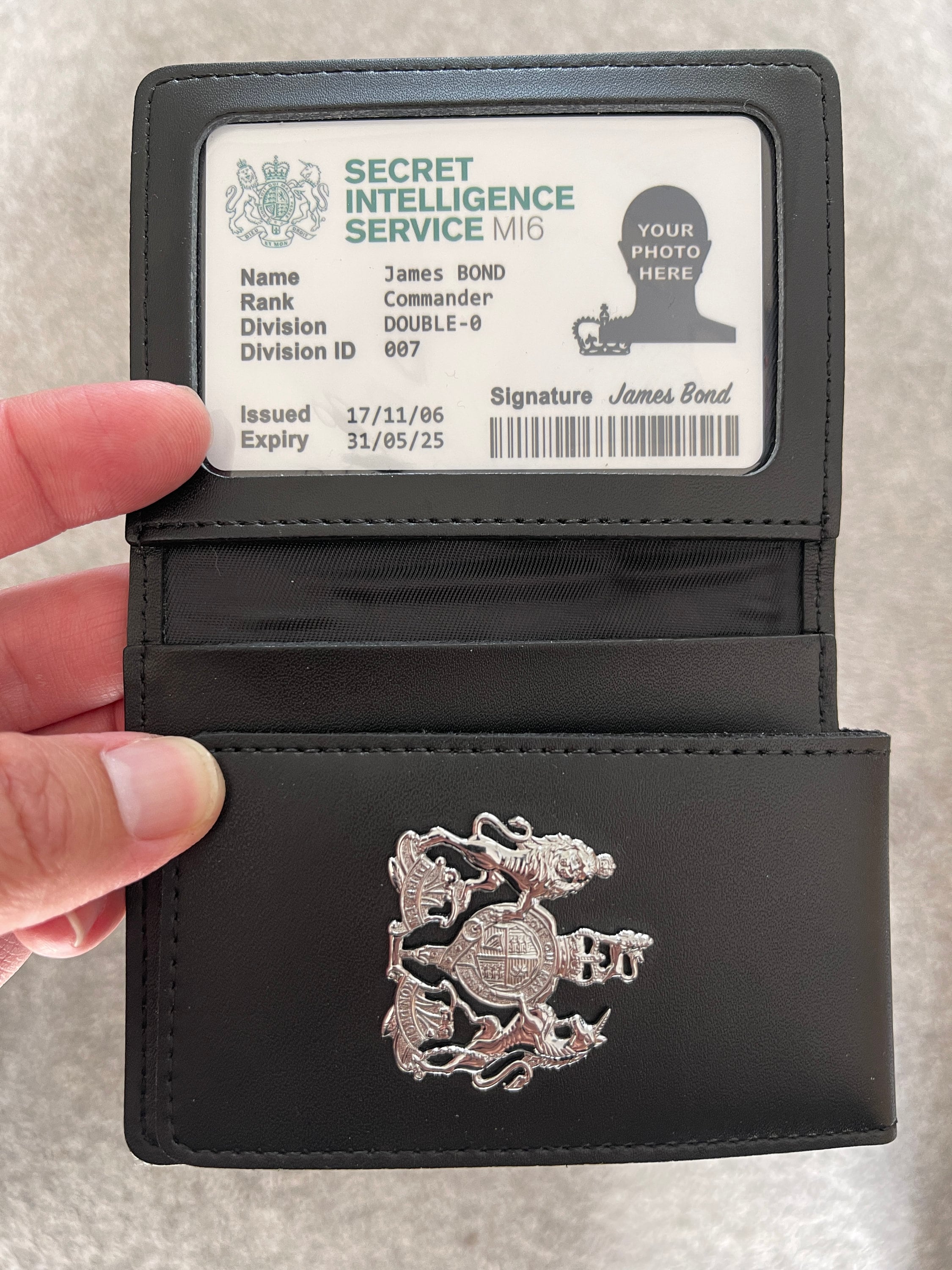 Real Mi6 Id Card