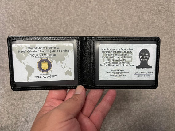 NCIS ID Card PVC Plastic With Plastic Wallet Fully - Etsy UK
