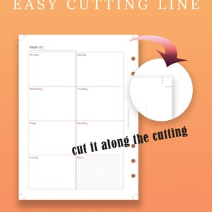 Printable Undated Weekly Planner Weekly Bullet Journal Bujo - Etsy