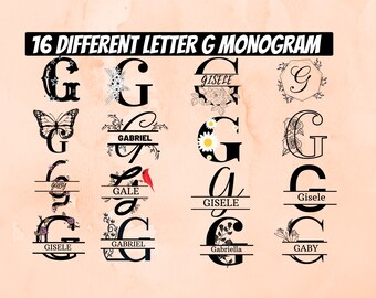 Free Free 230 Floral Letter G Svg SVG PNG EPS DXF File