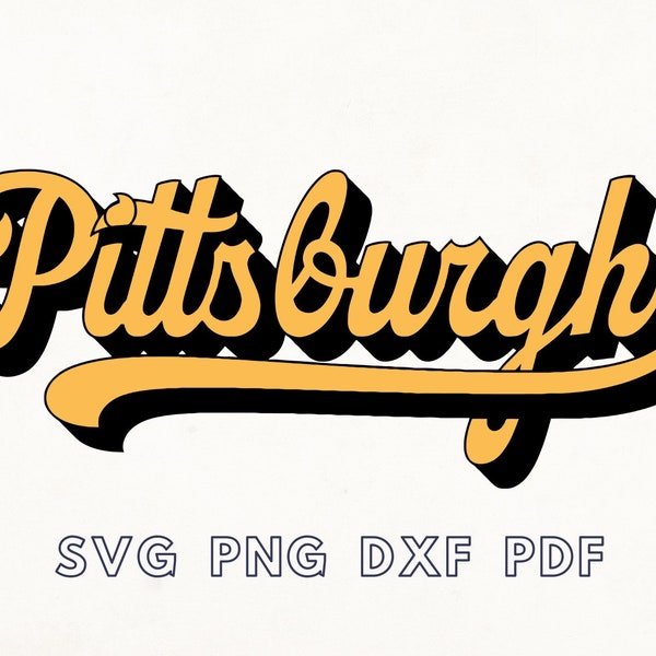 Retro Pittsburgh Svg, Pittsburgh Png, Pittsburgh Sublimation, Pittsburgh design Tshirt, Pittsburgh gifts, Pittsburgh Template,