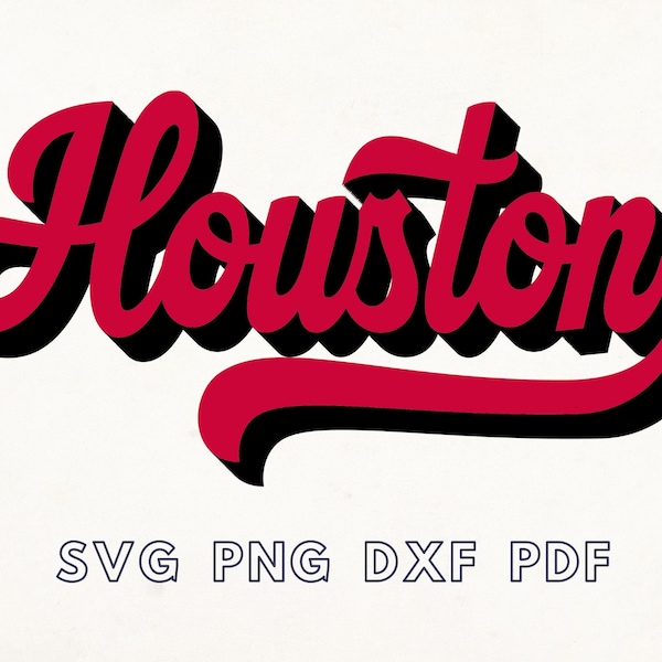 Houston Svg, Retro Houston tshirt svg, Houston Stencil, Houston gifts, Houston Template, Houston gifts, Houston Sublimation, Custom text