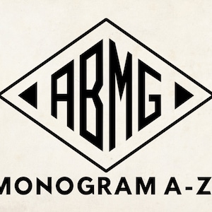 4 Letter Monogram, Bruiloft Monogram, alfabet sjabloon, Kerst Monogram, Paar Monogram, stencil, sublimatie, png, Diamond Monogram Svg