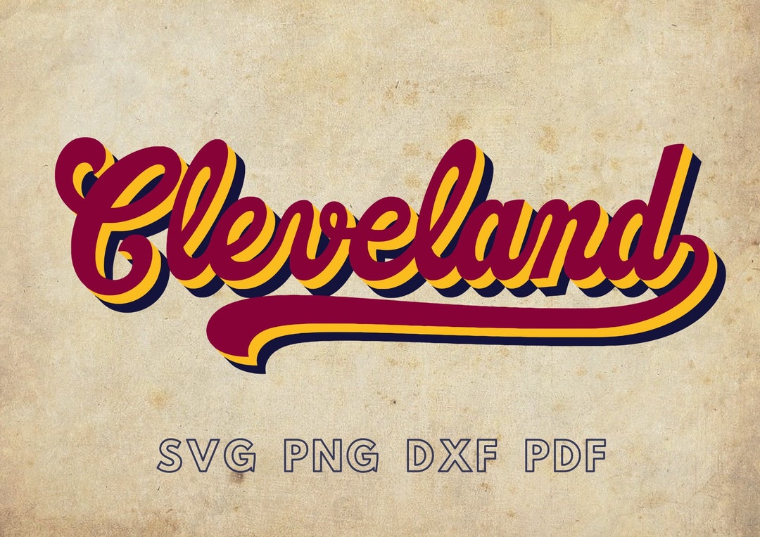 Cleveland Svg, Cleveland Png, Cleveland Template, Cleveland Stencil