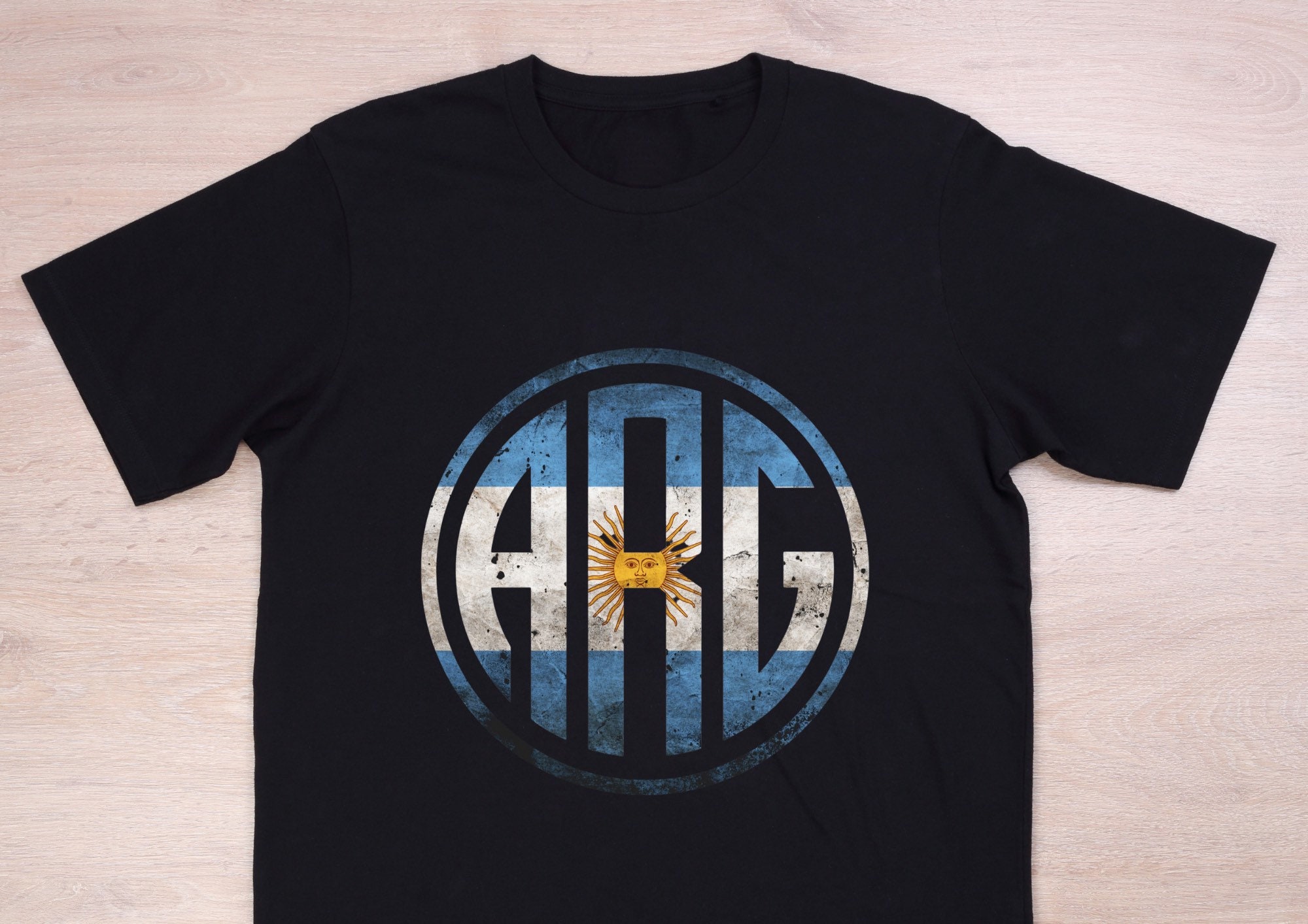 Argentinien png, argentinische Flaggenschablone, Argentinien-Flaggenschablone, beunruhigte Flagge png, Design-T-Shirt Sublimation, Geschenke für argentinische