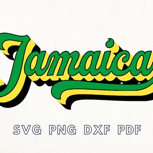 Jamaica Svg, Jamaica Template, Retro Font Svg, Gift for Jamaican, Jamaica Stencil, Jamaica Design Tshirt Svg, Jamaica Sublimation,