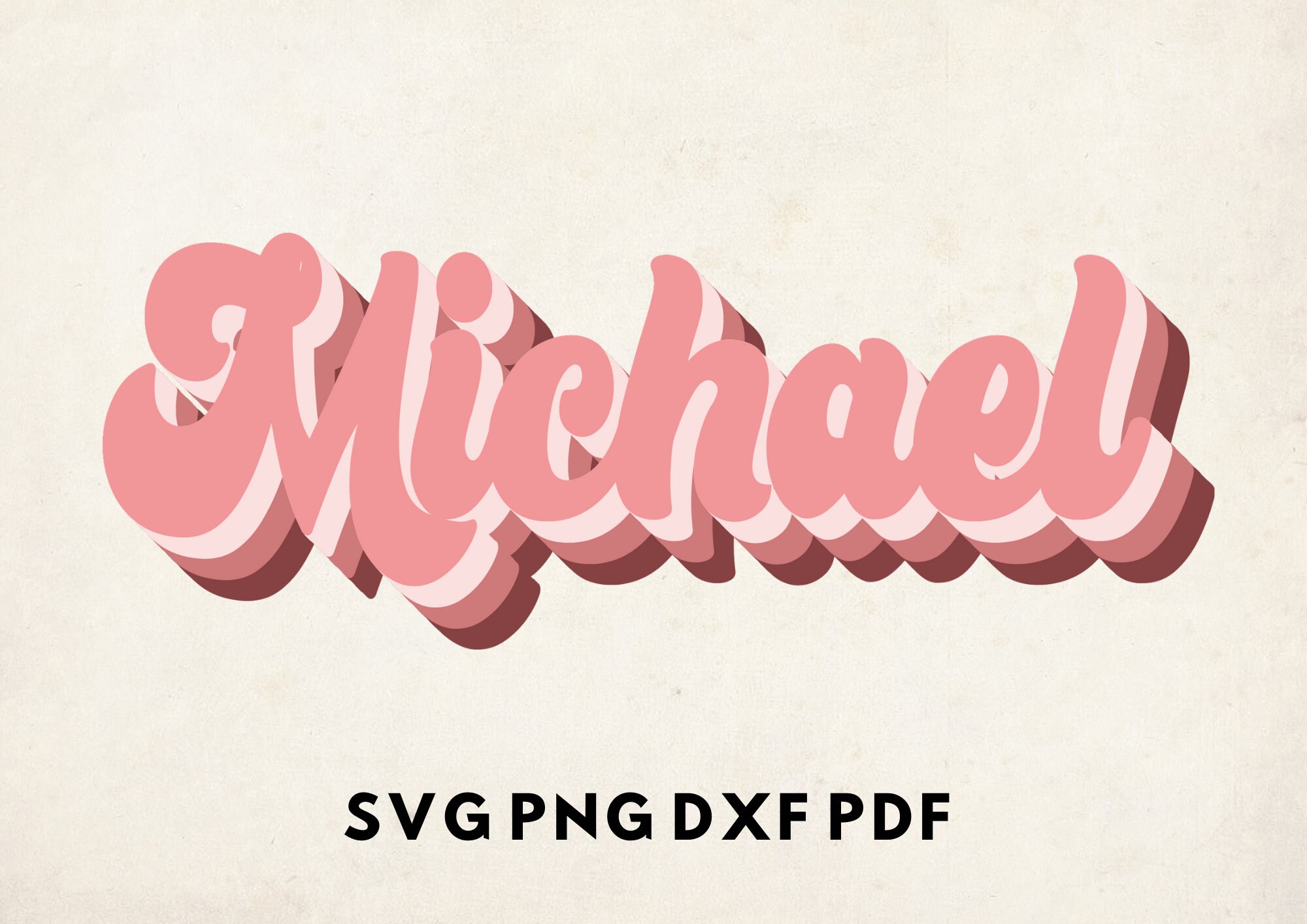 Retro Pink Writing Pink Retro Font Svg, Vintage Font Svg, Monogram Svg, Retro Alphabet ...