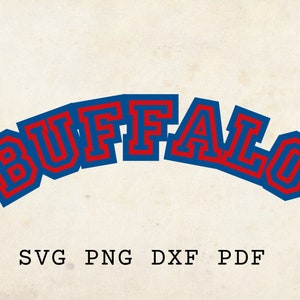 Buffalo Svg, Buffalo Png, Varsity Font Svg, Buffalo Template, Buffalo Stencil Svg, Buffalo Design Tshirt Svg, Buffalo gifts, Buffalo text