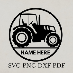 Svg tracteur, ornement Svg, fichier découpé au Laser, tracteur modèle Svg, conception de Tshirt véhicule, pochoir tracteur, art mural tracteur imprimable