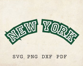 New York Svg, New York Png, New York Sublimation, New York design Tshirt, New York gifts, New York Template, Football svg, instant download