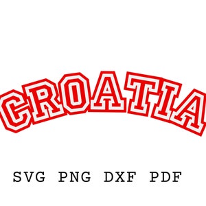 Croatia Svg, Croatia Png, Croatia Sublimation, Croatia design Tshirt, Croatia gifts, Croatia Template, Commercial Use, Varsity, Pattern