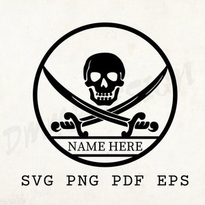 Split Skull With Frame svg, Christmas Ornament Svg, Laser Cut File, Skull With Sword Template Svg, Skull Wall Art, Name on Skull Image