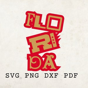 Art mural Floride Svg, Png Floride, modèle Floride, pochoir Floride, fichier vectoriel Floride, cadeaux Floride, sublimation Floride