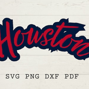 Houston Svg, Retro Houston tshirt SVG, Houston stencil, Houston geschenken, Houston sjabloon, Houston sticker SVG, Houston sublimeren, voetbal