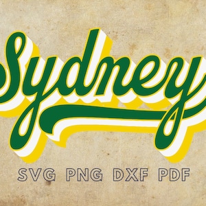 Sydney Svg, Australia Personalized, Sydney Stencil, Sydney Template, Sydney Sublimate, Design Tshirt Svg, Multicolor text Png, Sydney gifts