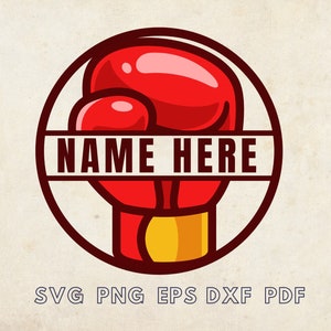 Split Boxing Svg, deportes Svg, Guantes de boxeo svg, Plantilla de boxeo Svg, Plantilla de boxeo, Parche de boxeo, Pegatina de boxeo Svg, Archivo de corte de boxeo