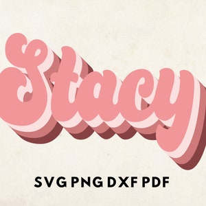 Retro Pink Writing Pink Retro Font Svg, Vintage Font Svg, Monogram Svg, Retro Alphabet ...