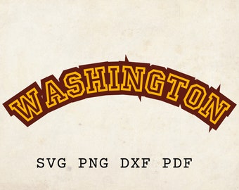 Washington Svg, Retro Washington tshirt svg, Washington Stencil, Washington gifts, Washington Template, Washington Sublimation, Football