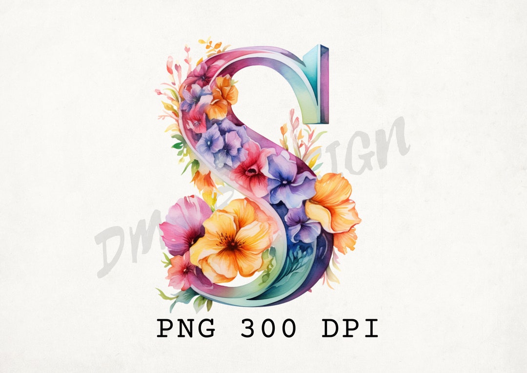 Letter S Png, Monogram S Png, S Template, Commercial Use, Initial Wall ...
