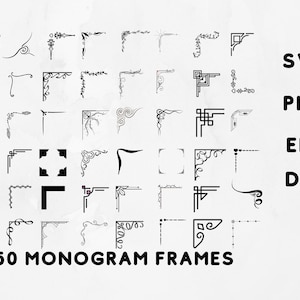 Pacchetto Frame Svg per modelli di inviti di nozze, uso commerciale, download istantaneo