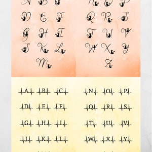 First Letters Svg Letter Svg Initial Svg Alphabet Svg Bundle Monogram Svg - Etsy