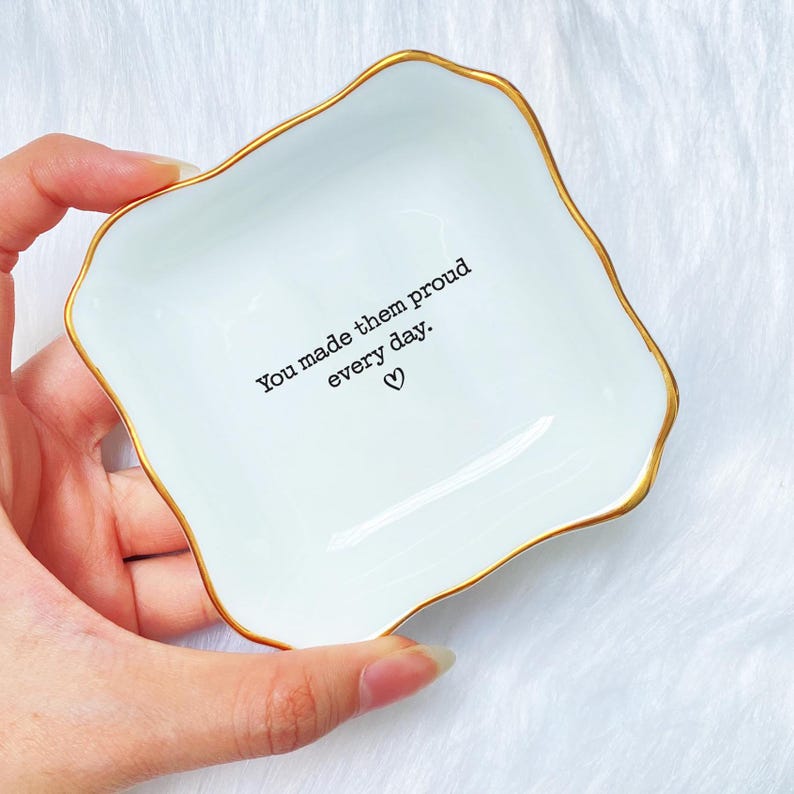 Positive Gift Personalized Ring Dishgift From Mombirthday Gift