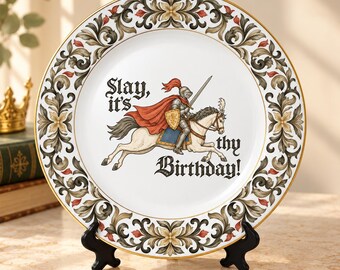 Personalized Birthday Ceramic Plate-Birthday Gift for Daughter-Family Home Party Decor-Children's Gifts-Celebrate Plate