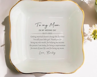 Personalized Mother of the Bride Gift from Daughter Ring Dish-Wedding Gift for Mom-Bridal Shower Gifts