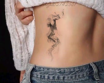 Smoke Temporary Tattoo-Smoke Tattoo-Temporary Tattoo Set-Tattoo Lover Gift Idea-Gift for Friend-friendship Gifts-Bachelorette Party