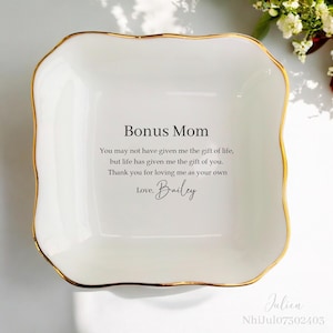 Bonus Mom Gift From Bonus Daughter/Godmother Personalized Gift/Wedding Gift For Bonus Mom/Stepmom Gift/Mother-in-Law Gifts/Birthday Gifts