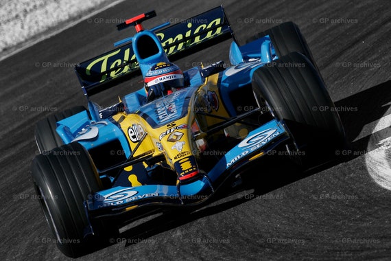 2005 Ｆ．アロンソ ルノー R25 直筆サイン入フォト Amazon.co.jp: F1マシンコレクション 20号 (ルノーR25