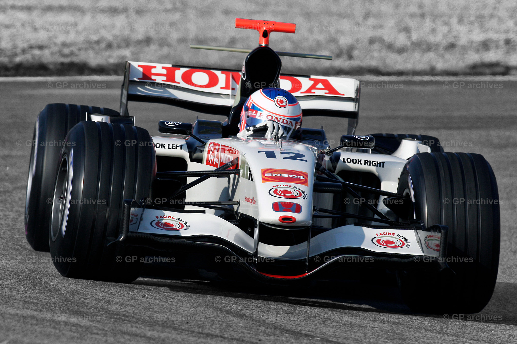 Exclusive Photo Print F1 2006 JENSON BUTTON Honda RA106 - Etsy