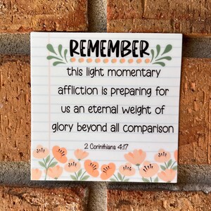 2 Corinthians 4:17 Sticker / Post-it series