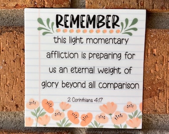 2 Corinthians 4:17 Sticker / Post-it series